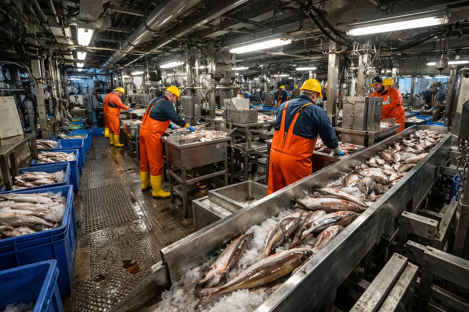 Fischverarbeitungsanlage